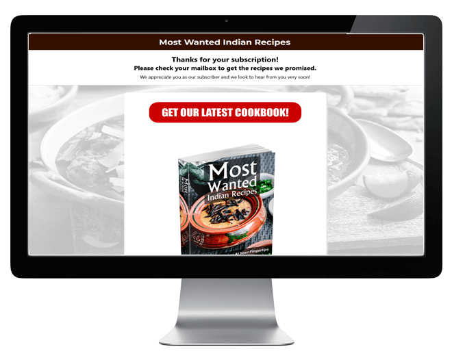 Cookbook PLR Most Wanted Indian Recipes